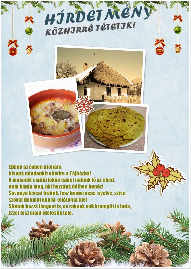 TÁJHÁZ DECEMBER